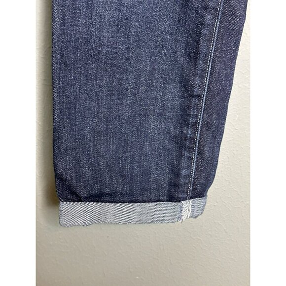 True Religion Halle Women's 29" Super Skinny Mid-Rise Crop Rolled Jeans Lonestar - Picture 5 of 16